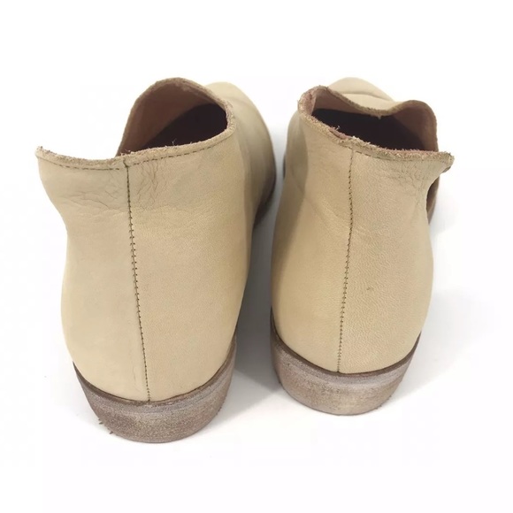 Free People Flat Royale Natural Flat Cut Out Shoes - Picture 2 of 8